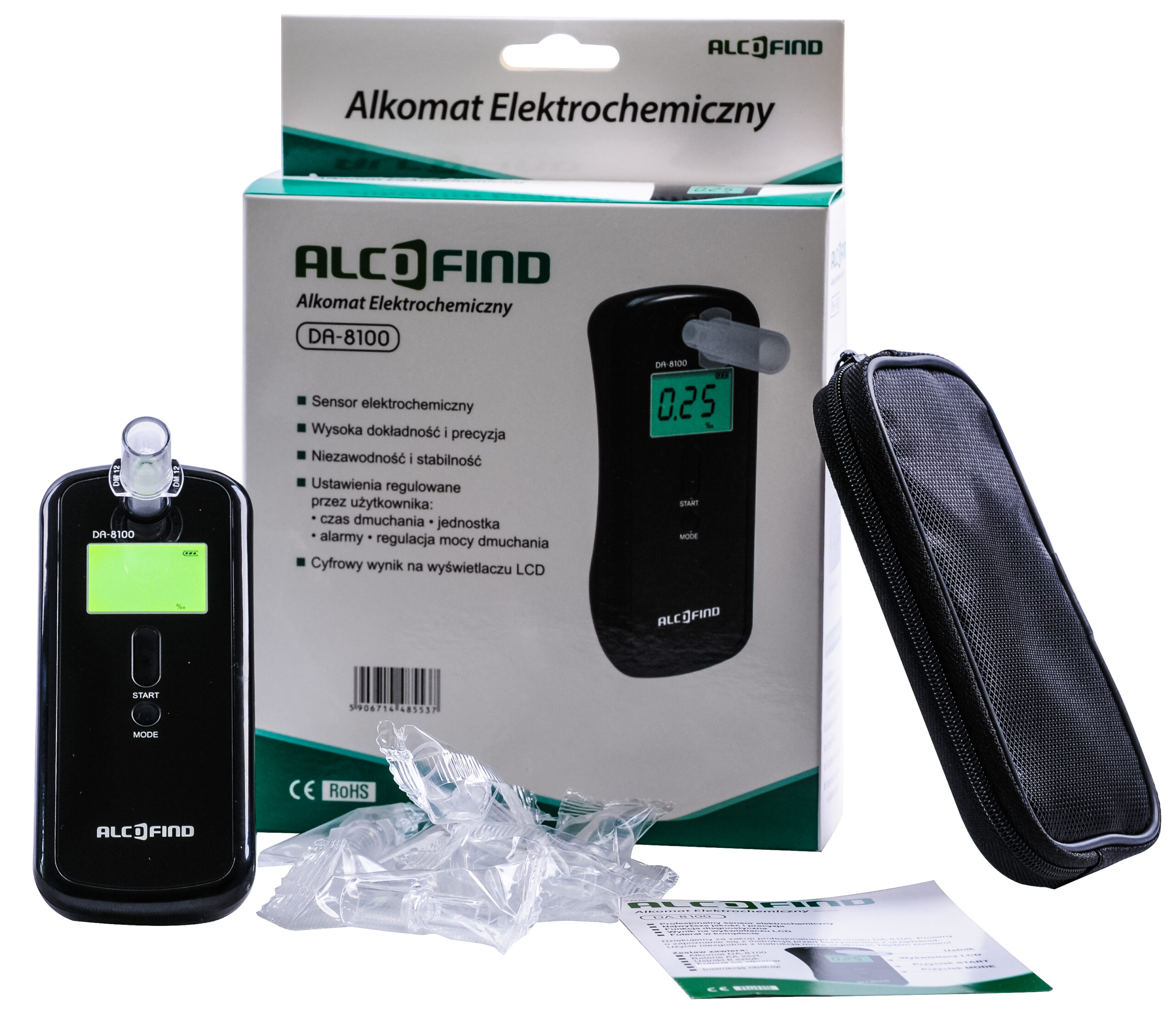 Alkomat marki AlcoFind DA8100 + 10 lat Gwarancji plus nielimitowane kalibracje - obrazek 8
